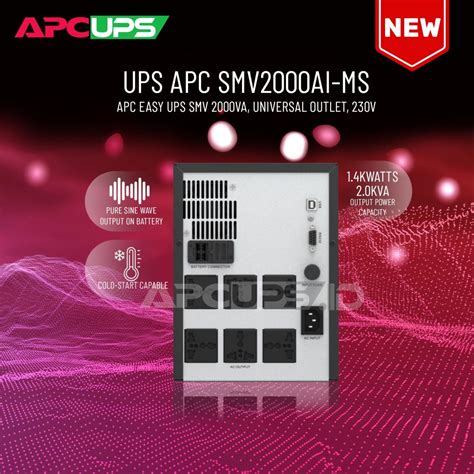 Apc Easy Ups Smv Va Universal Outlet V Apc Ups