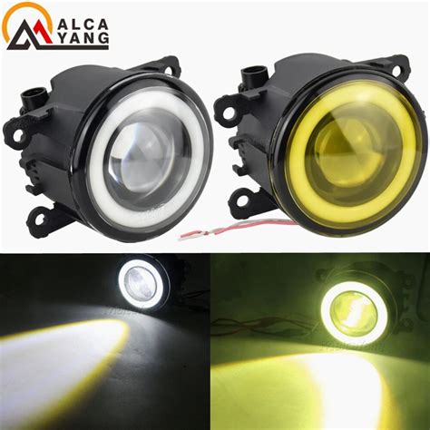 Angel Eyes Fog Lamp Assembly Super Bright Fog Light For Ford Focus MK2