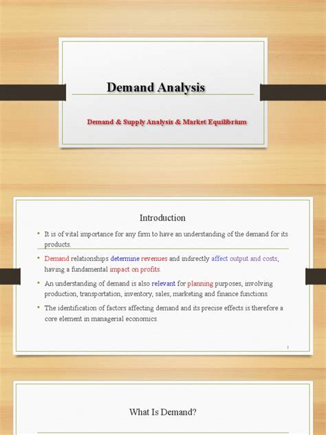 Demand And Supply Analysis Adjusted To Class Pdf Supply And Demand