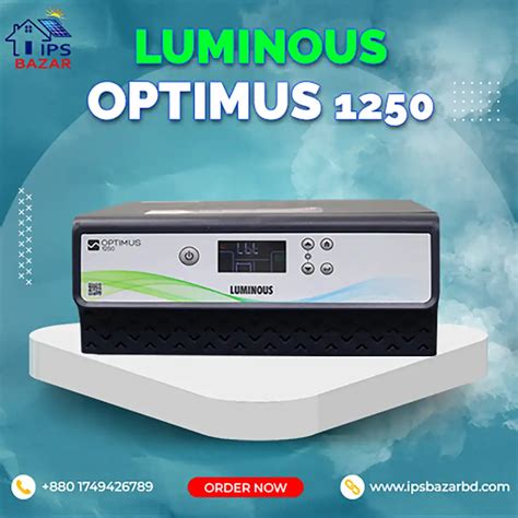 Luminous Optimus 1250 Pure Sine Wave Inverter IPS Bazar