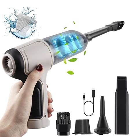 4in1 120w Cordless Air Blower Handheld Portable Air Duster Mini 9000pa