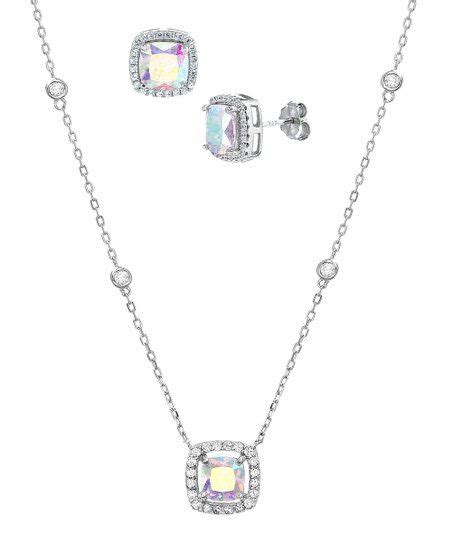 Lesa Michele Cubic Zirconia Sterling Silver Asscher Cut Pendant