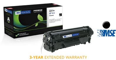 MSE Premium Q2612A 12A Toner Cartridge Black MSE02211214 HP LaserJet