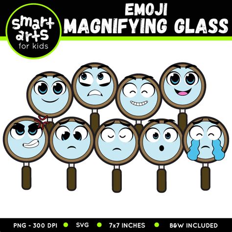 magnifying glass emoji Archives - Educational Clip Arts and Bible Stories