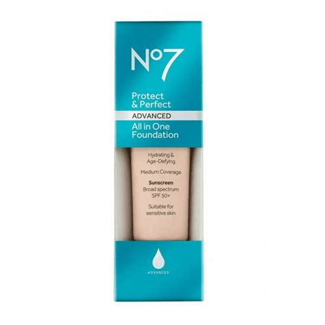 No7 Protect And Perfect Advanced Age Serum Makeup Wrinkle Resistant Foundation Cool Ivory 1 Fl