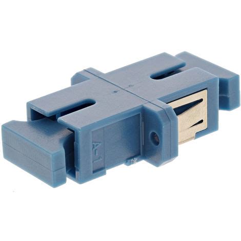 Adaptateur Pour Fibre Optique Sc Vers Sc Monomode Simplex Bleu Prix