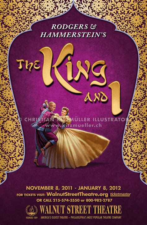 Theatre Poster The King And I On Behance