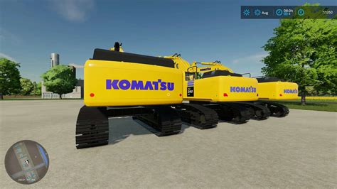 Komatsu 11 Large Excavators V1000 Ls22 Mod Ls25 Mods