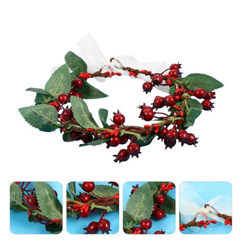 Christmas Berry Wreath Headband Wedding Hairpiece EBay