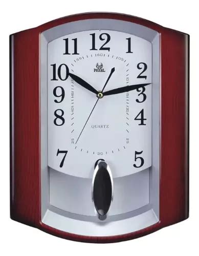 Reloj Elegante De Pared Pearl Con Pendulo Env O Gratis