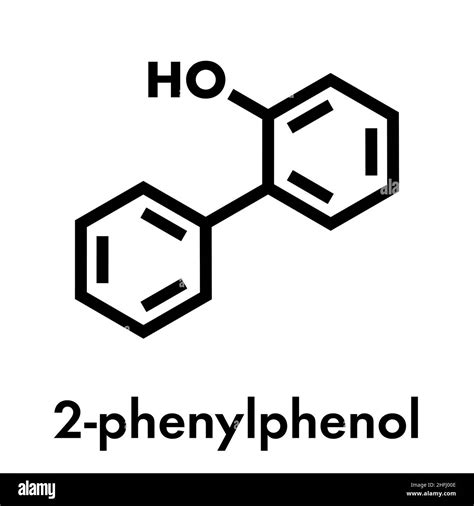 2 Phenylphenol Preservative Molecule Biocide Used As Food Additive