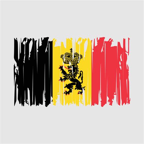 Belgium Flag Brush Vector Illustration 20166542 Vector Art at Vecteezy