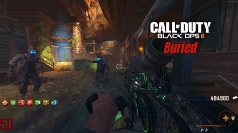 Call Of Duty Black Ops 2 Zombies Buried Round 50 Gameplay No Commentary Youtube