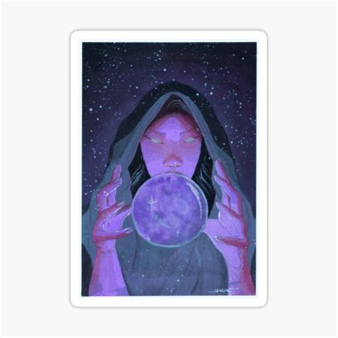 The Fortune Teller Sticker For Sale By Mottafiedart Redbubble