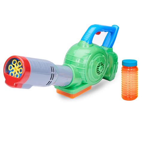 Play Day Bubble Leaf Blower Battery Operated Bubble Blowing Toy For