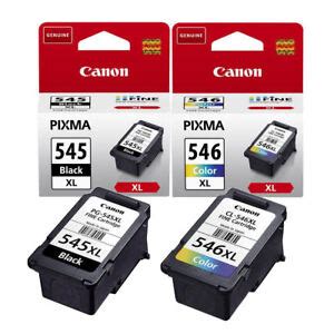 Canon PG 545XL Black CL 546XL Colour Ink Cartridge For PIXMA MG2550S