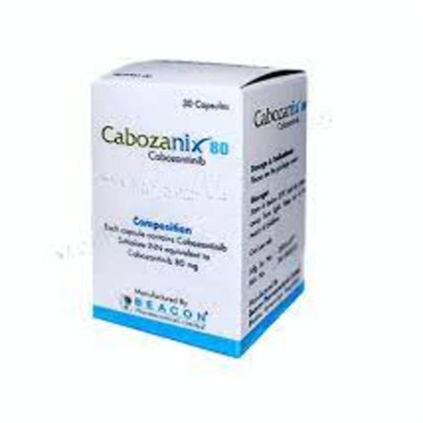 Allopathic Cabozanix 80mg Capsules Strength 60 Mg At Rs 9000 Bottle