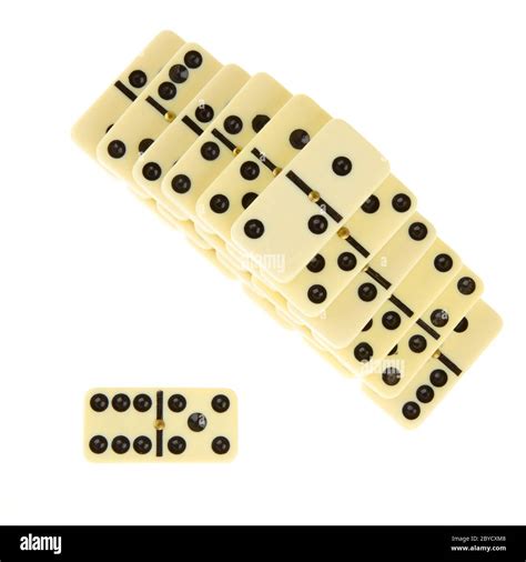 Stacks Of Dominoes Stock Photo Alamy