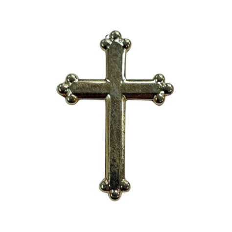 Small Gold Cross Lapel Pin Fa Dumont Church Supplies