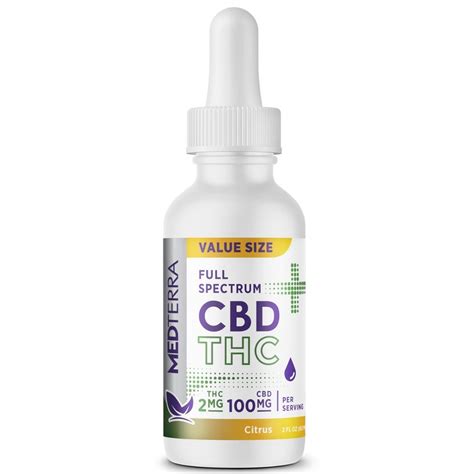 Medterra Full Spectrum Cbd Thc Tincture Mg