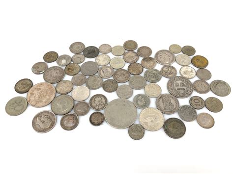 Lot - Lot of 57 Miscellaneous World Silver Coins