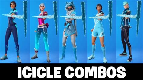 The Best TRYHARD Icicle Pickaxe Combos In Fortnite YouTube