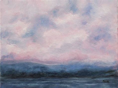 Marina Petro Adventures In Daily Painting A Peaceful View Original