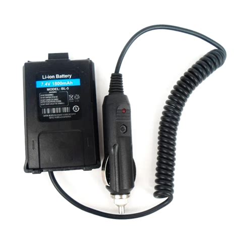 Baofeng Battery Eliminator Car Charger For Uv R Series Walkie Talkie