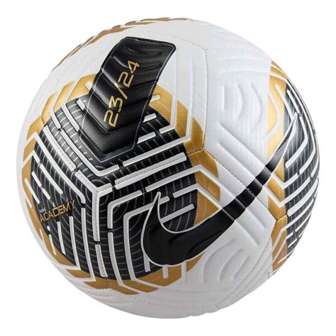 Nike ACADEMY SOCCER BALL WHITE-BLACK-GOLD - Paragon Sports