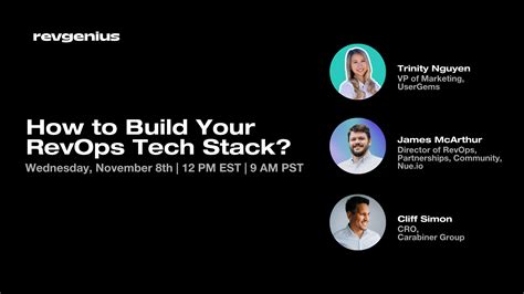 How To Build Your Revops Tech Stack Revgenius
