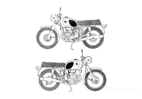 Download Drawing Bmw R75 5 In Ai Pdf Png Svg Formats