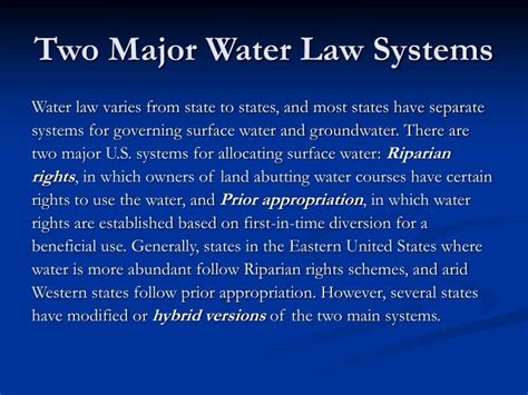 Ppt Water Law Powerpoint Presentation Id6878577