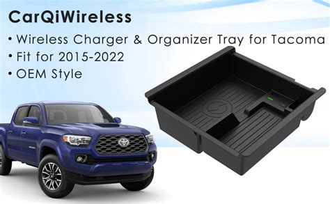 CarQiWireless Wireless Charger For Toyota Tacoma Accessories 2016 2023