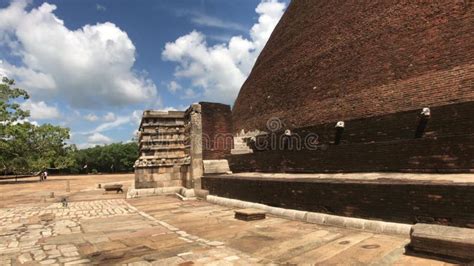 Anuradhapura Sri Lanka Sky Clouds And Dome Stock Footage Video Of