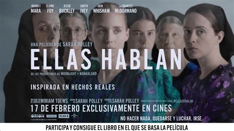 Concurso Consigue El Libro En El Que Se Basa La Película Ellas Hablan