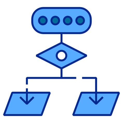 Icono De Diagrama De Flujo Generic Color Lineal Color