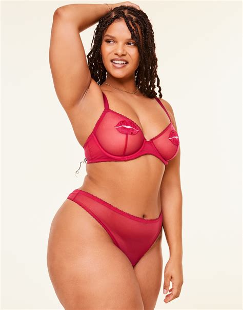 Alyshia Dark Pink Plus Unlined Demi Adore Me