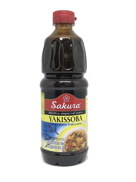 Molho Para Yakisoba 500ml Sakura Loja Ikebana Produtos Orientais