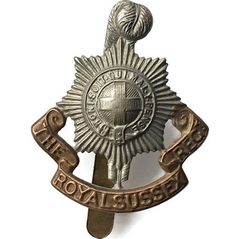 Ww1 Royal Sussex Regiment Cap Badge