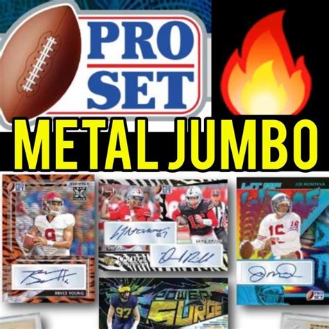 2022 LEAF PRO SET METAL FOOTBALL JUMBO 8 BOX CASE BREAK 1 RANDOM