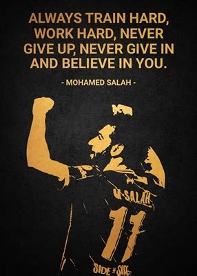 Mohamed Salah Posters Prints By Quotes Golden Printler