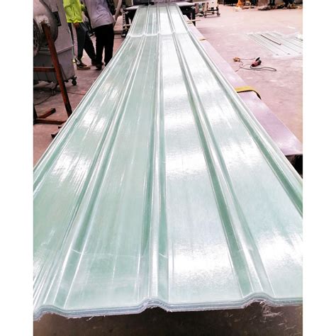 Grp Frp Corrugated Fiber Roof Clear Orange Wavy Fiberglass Roofing