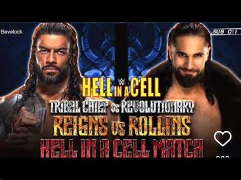 WWE 2K24 Seth Rollins Vs Roman Reigns Hell In A Cell Match Gameplay At