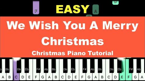 We Wish You A Merry Christmas Piano Lesson