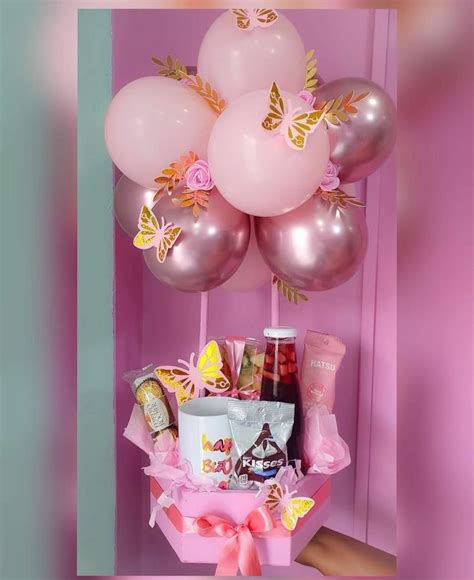 ANCHETA MARIPOSAS Cestas De Regalo Para Mujeres Globos Decoraciones