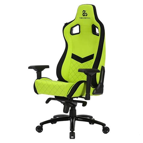 Newskill Osiris Zephyr Cadeira Gaming Tecido Respir Vel Preta Verde