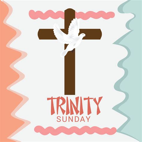 Vector illustration of a background for Trinity Sunday. 2181297 Vector ...