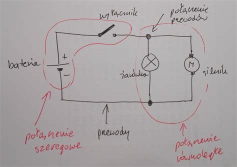 Narysuj Obwod Elektryczny W Ktorym Umiescisz Wszystkie Poznane Elementy