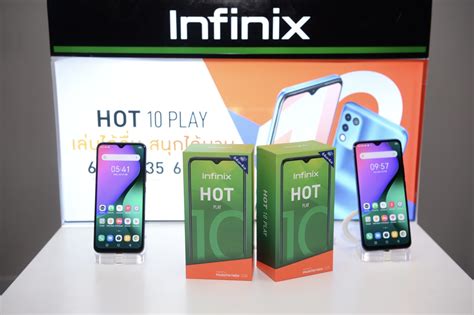 Infinix เปดตว HOT Play แบตอด จอใหญ สเปกด บาท พรอมจบมอ
