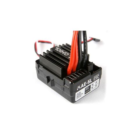 Ax31480 Ae 5l Esc Wled Port Includes White And Red Led Lights By Axial